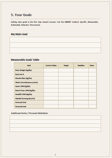 Ebook_Fitness and Food Journal