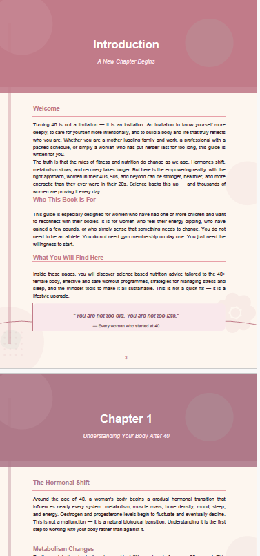 Ebook_Fit & Fabulous After 40 Year